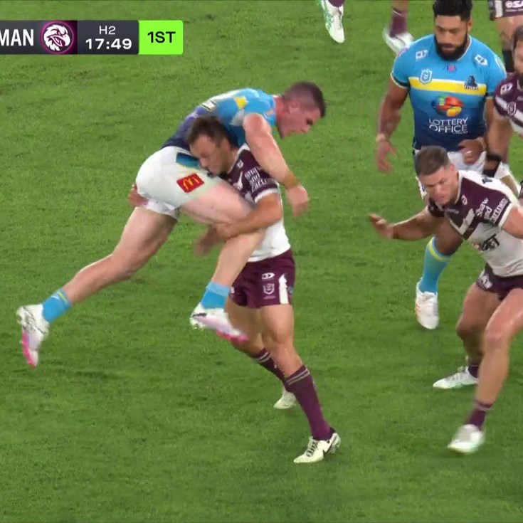 Big tackle from Brooks