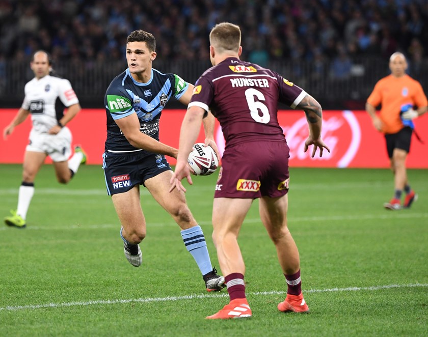 NSW halfback Nathan Cleary.