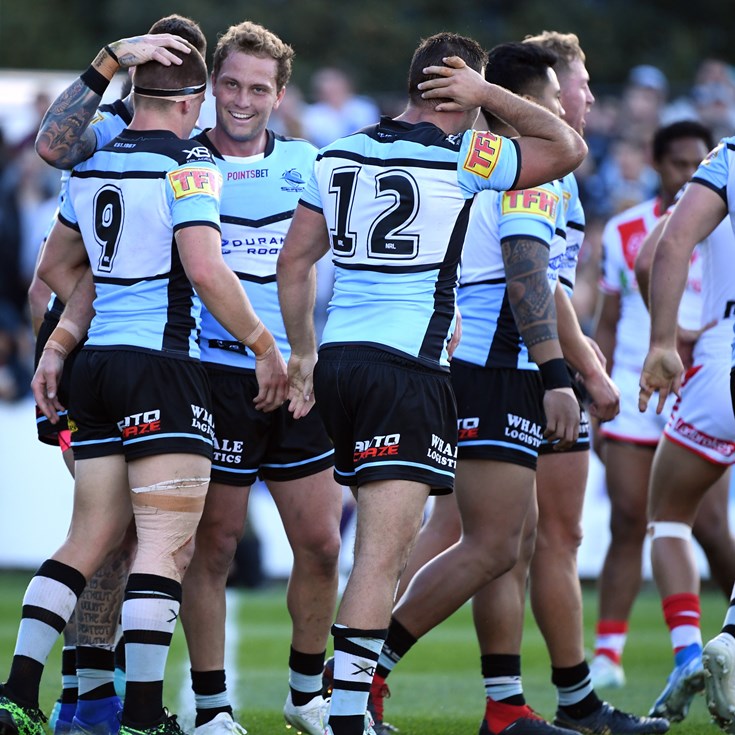 Xerri's late try saves Sharks against Dragons