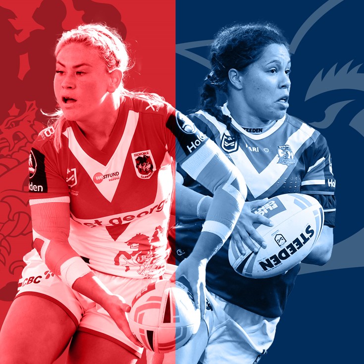 NRLW Dragons v Roosters: Centres clash sizzles; Pressure on Sims and co