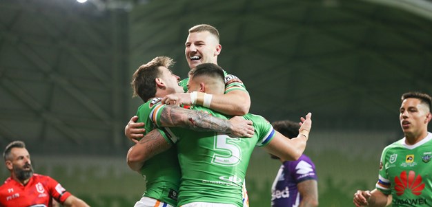 Papalii's Raiders celebrate with win over Storm