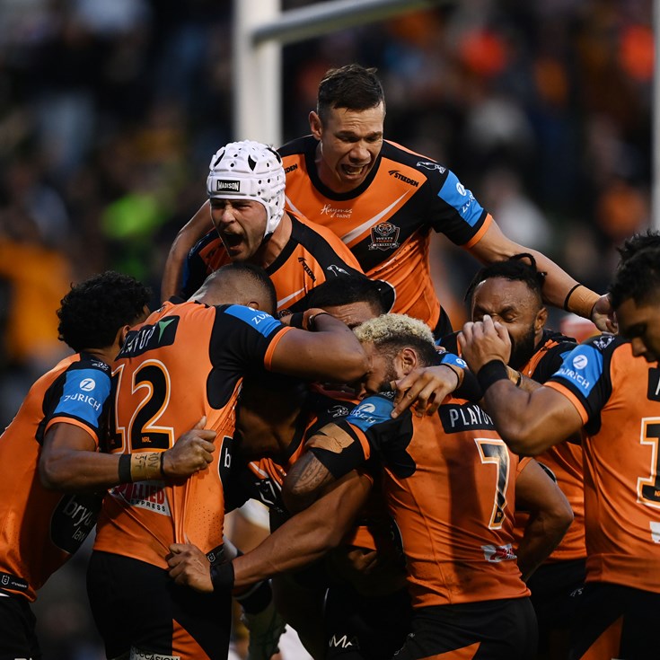Tigers roar over Titans at Leichhardt