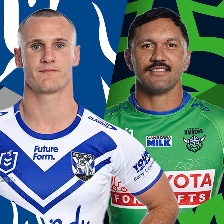 Bulldogs v Raiders: Critta, Foxx return; Papa brings up 300