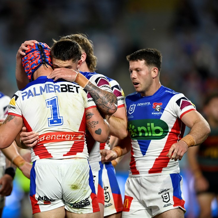 Knights overcome loss of key forwards to keep finals hopes alive