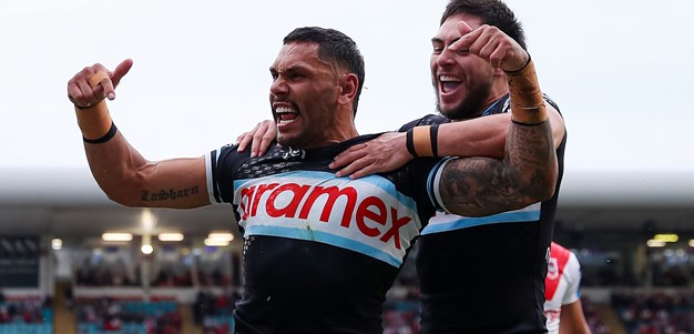 Sharks sound alarm with dominant win over Dragons