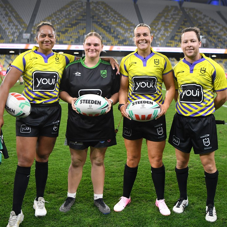 Match officials: NRL Round 23 and NRLW Round 3