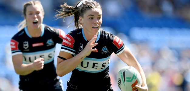 Sharks grind down Titans to assert NRLW title credentials