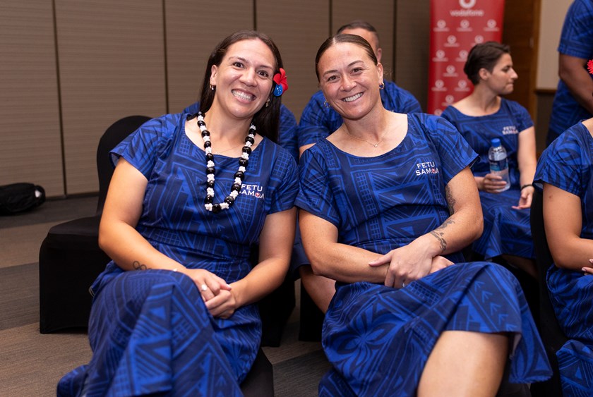 Titans team-mate Niall Guthrie-Williams helped convince Jillaroos World Cup winner Evania Pelite to represent her Samoan heritage.