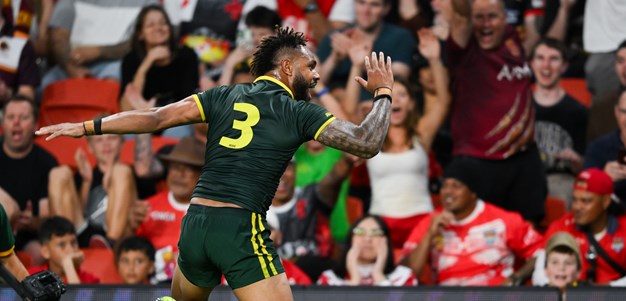 Kangaroos launch new era with tough win over Tonga