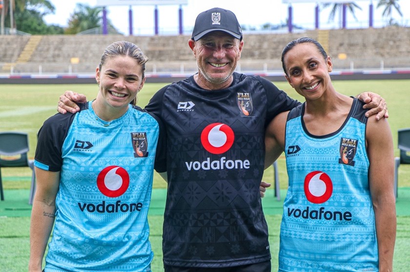 Sharks coach Tony Herman has joined stars Talei Holmes and Cassie Staples in the Fiji camp.