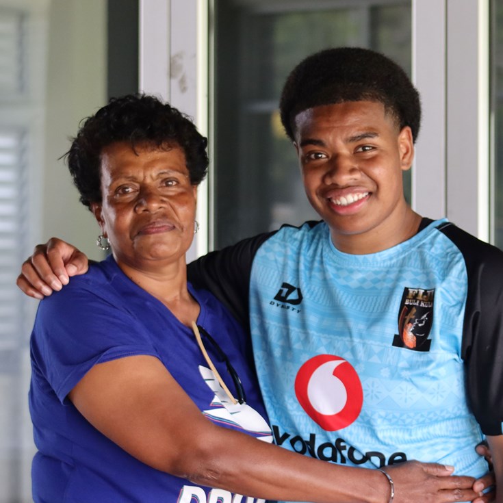 Lutu reunited with Fijian family