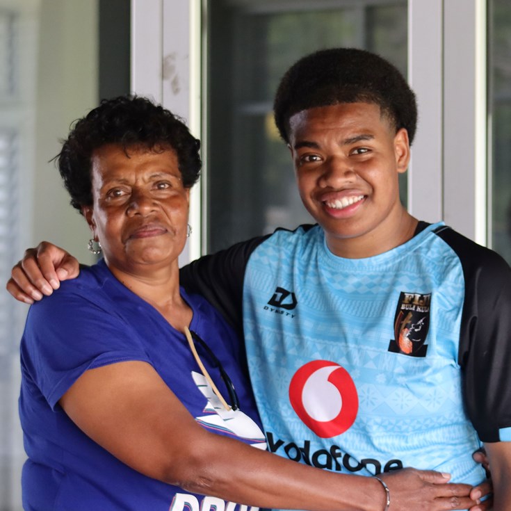 Lutu reunited with Fijian family