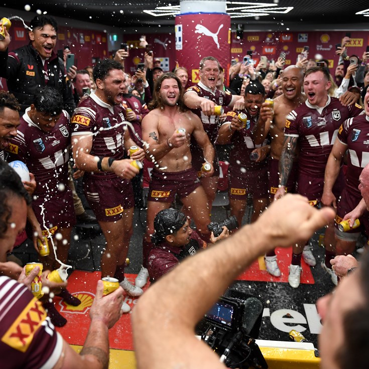 Maroons hammer 12-man Blues in Origin series opener