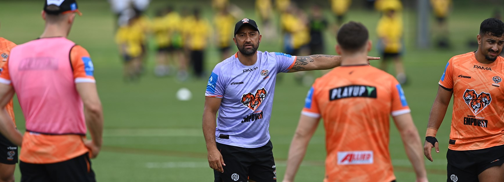 Wests Tigers coach Benji Marshall wants Lachlan Galvin to bulk up ahead of the 2025 season.