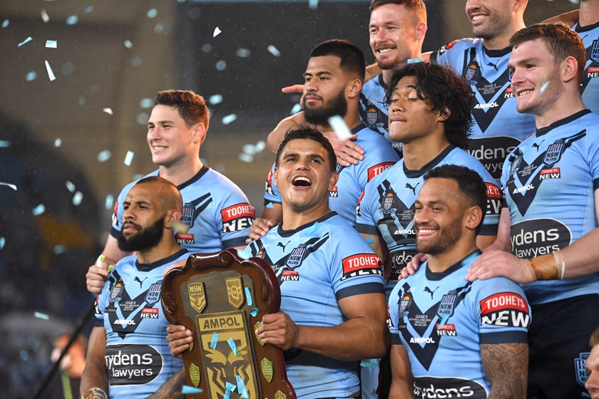 Latrell Mitchell last played for the Blues in 2021 where they won the series.