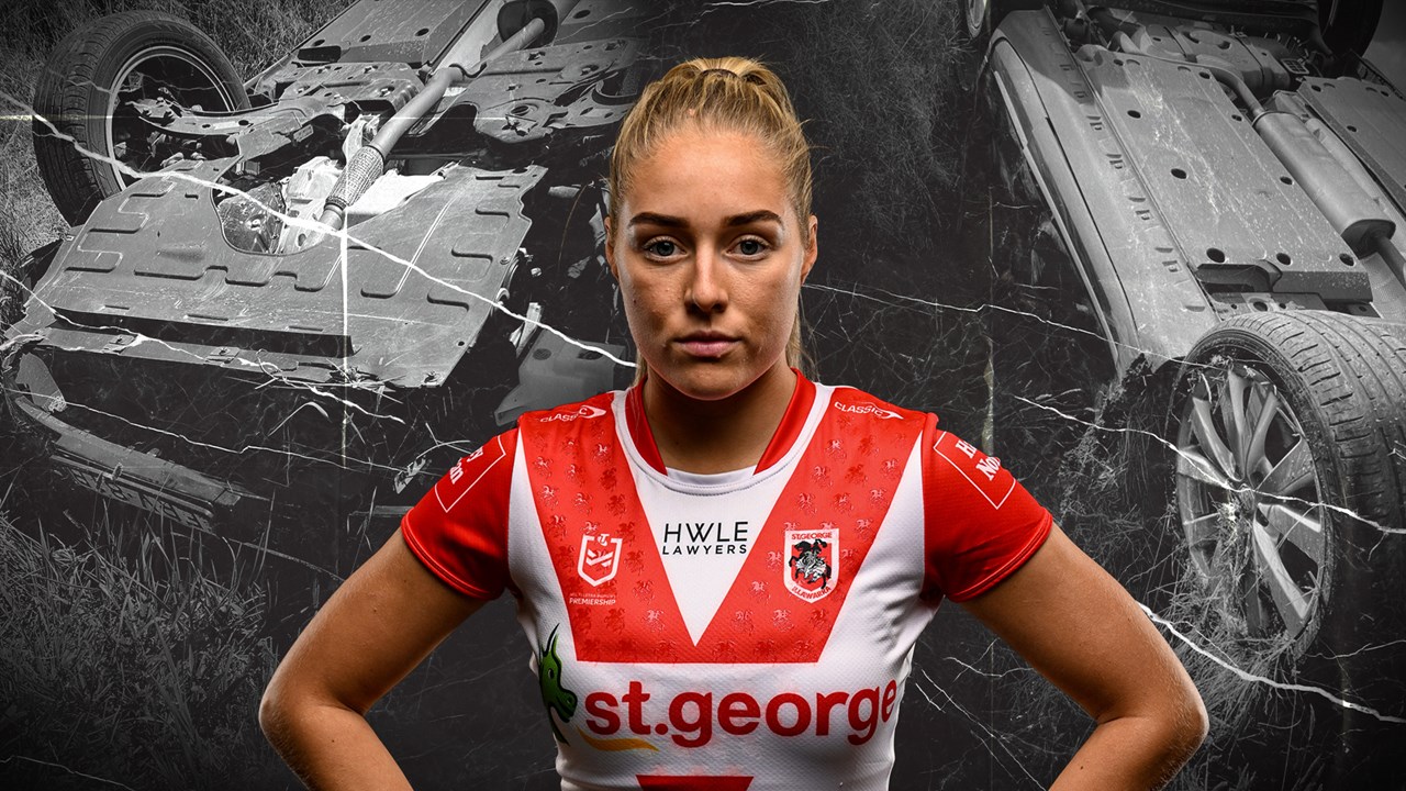 NRLW, Teagan Berry, St George Illawarra Dragons, Off-season car accident  offers perspective and maturity for Dragons fullback Teagan Berry after  positional switch in 2023 | NRL.com