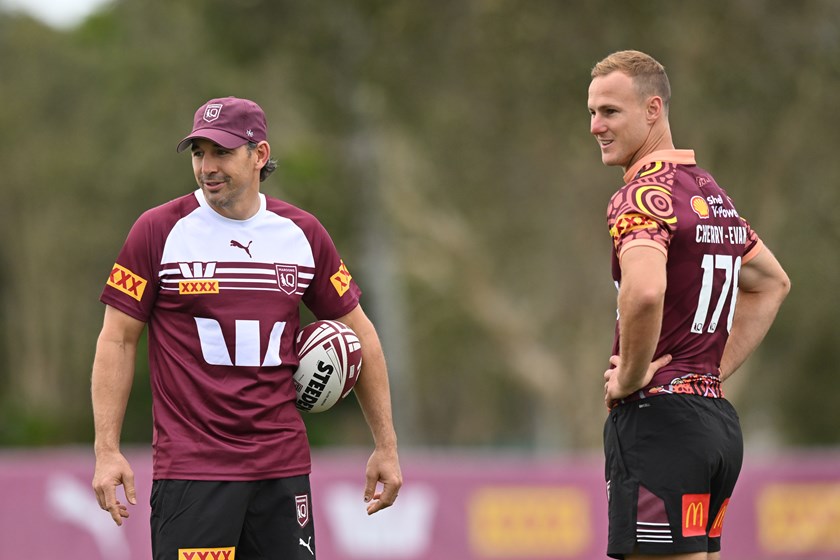 Billy Slater and Daly Cherry-Evans.