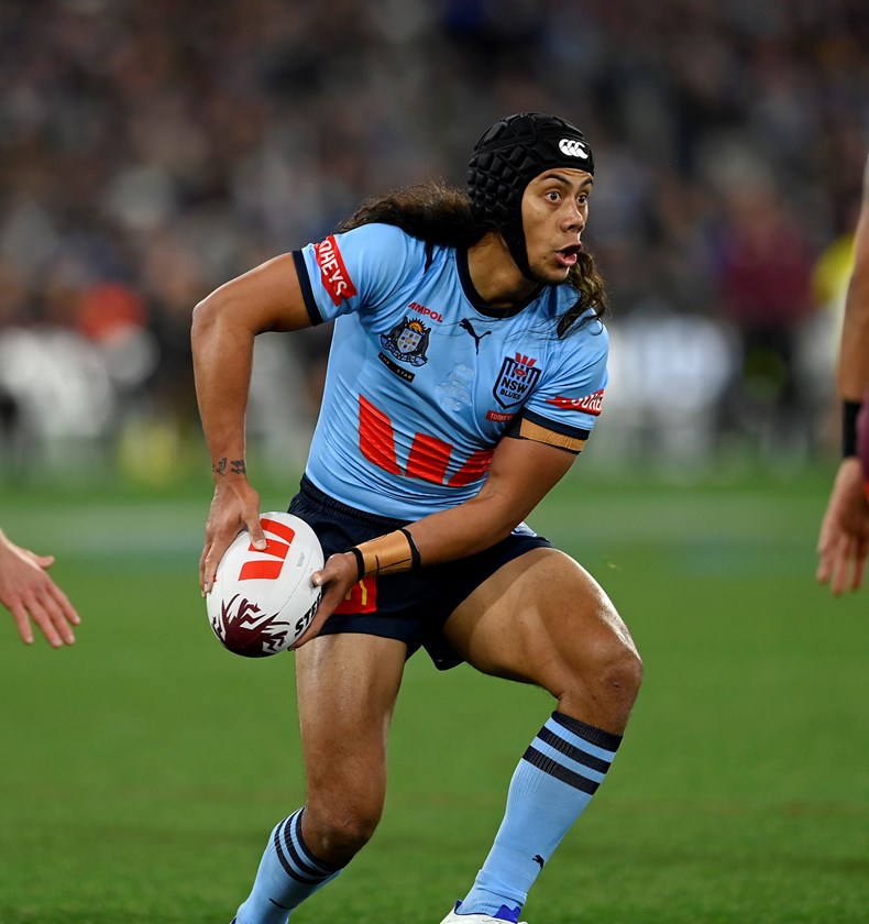 Jarome Luai is determined to lead the NSW Blues to a series victory. 