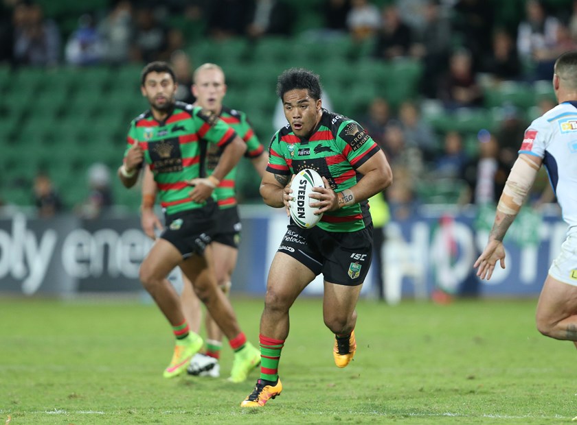 Siosifa Talakai made his NRL debut with the Rabbitohs as a 19-year-old in 2016.
