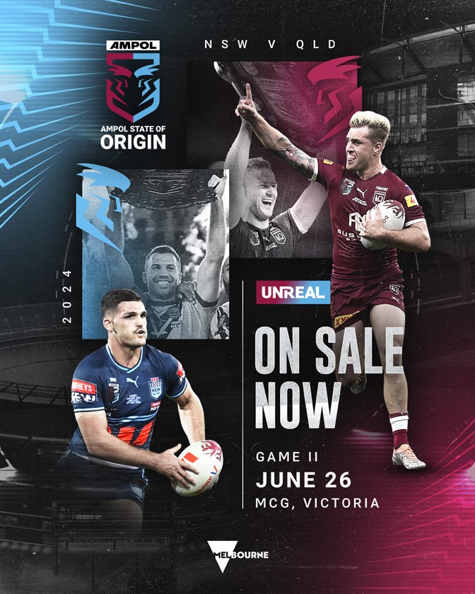 2024 State of Origin draw, Game Two, Melbourne Cricket Ground, New
