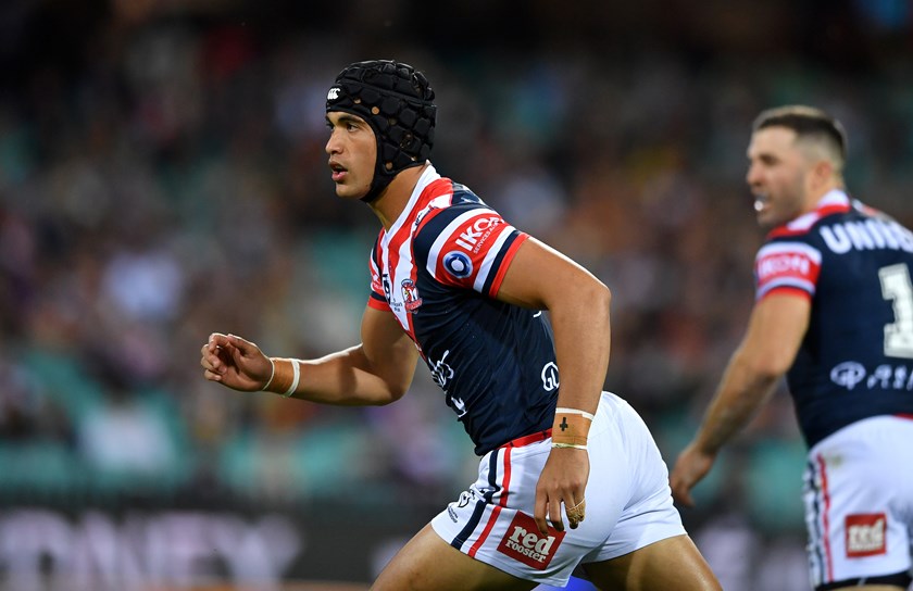 Joseph-Aukuso Sua'ali'i made his NRL debut as a 17-year-old in 2021.