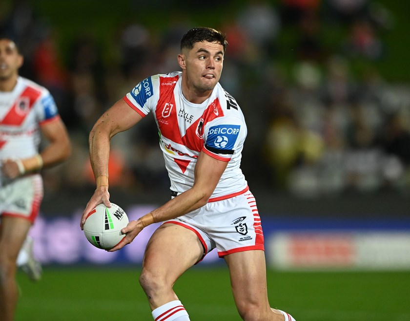 Kyle Flanagan has thrived since joining the St George Illawarra Dragons.