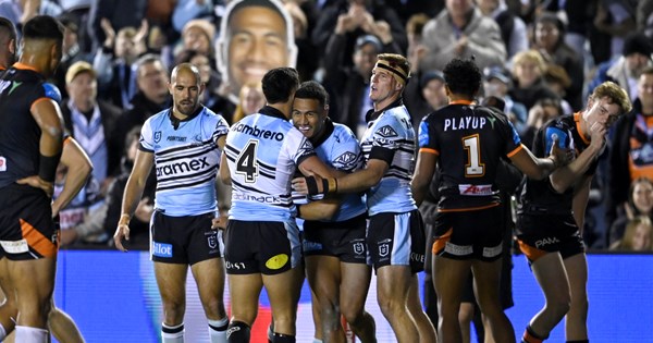 NRL 2024, Cronulla Sharks, Wests Tigers, Round 19, match highlights ...