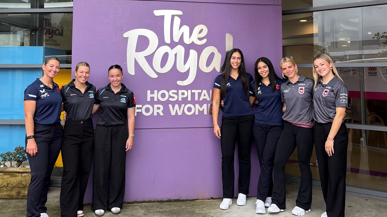 'The real heroes': NRLW stars support women's health for Royal Giving Day