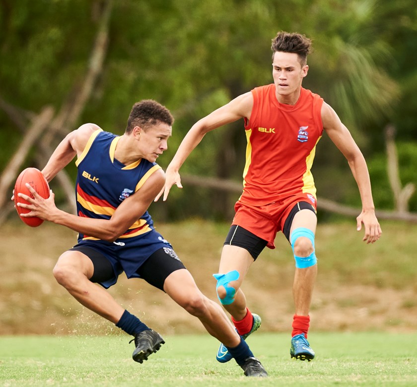 Will Warbrick during his season playing Australian rules football in New Zealand. 