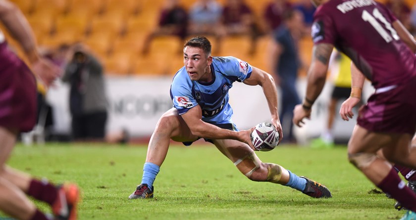 Reece Robson took to Suncorp Stadium for multiple Junior Origin matches. 