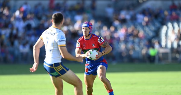 NRL, Kalyn Ponga, Newcastle Knights, mixed bag shows halves move a game ...