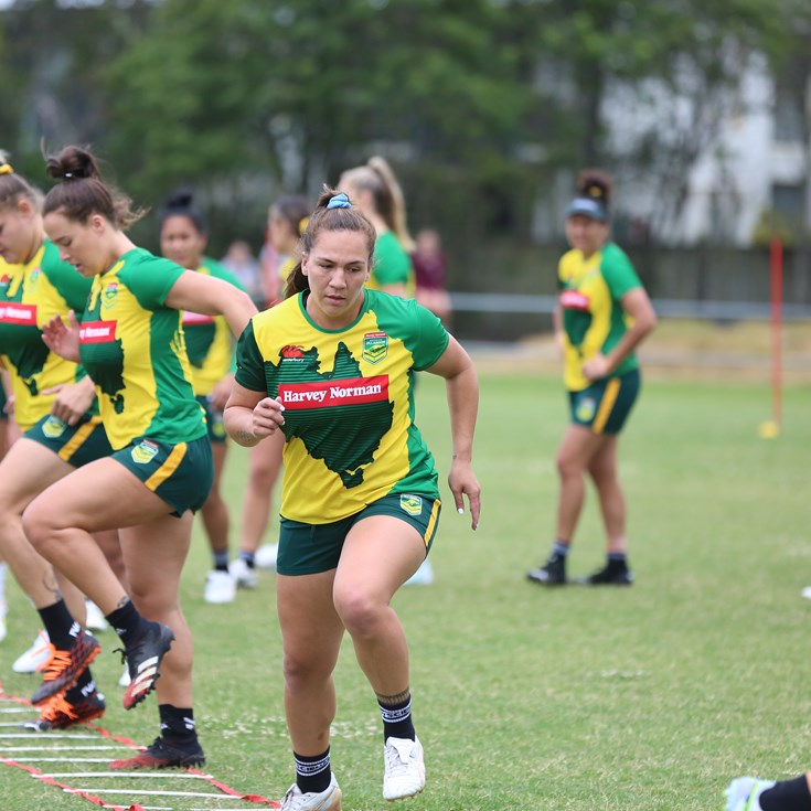 Jillaroos rookie Pelite soaking up the experience