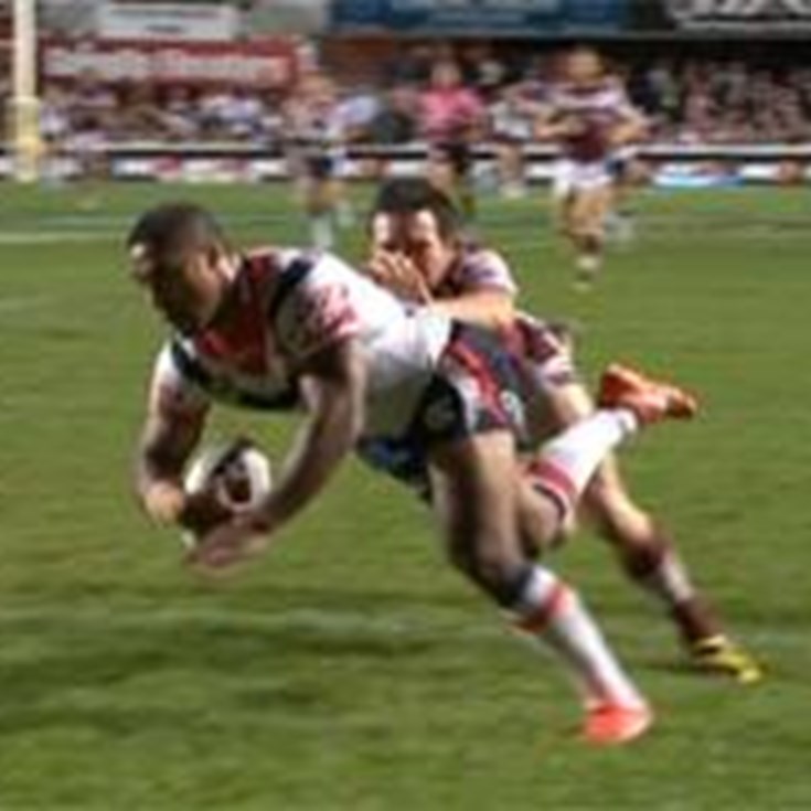 Full Match Replay: Manly-Warringah Sea Eagles v Sydney Roosters (1st Half) - Round 9, 2013