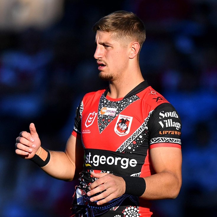 Official NRL profile of Zac Lomax for St. George Illawarra Dragons - NRL