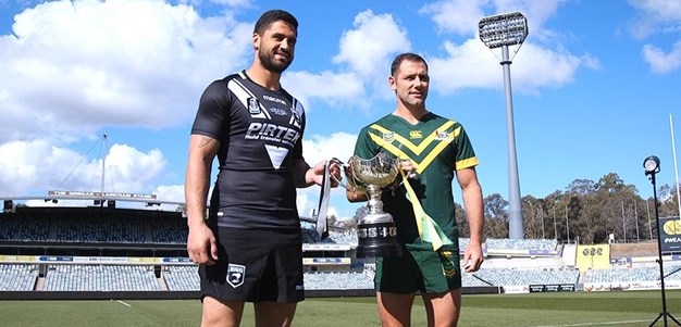 Aus v NZ Captains Coaches Presser