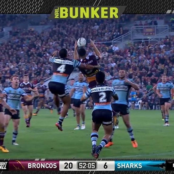 Rd 23: Broncos v Sharks - No Try 53rd minute