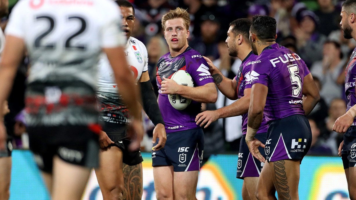 Brodie Croft sinks late field goal to get Melbourne Storm home