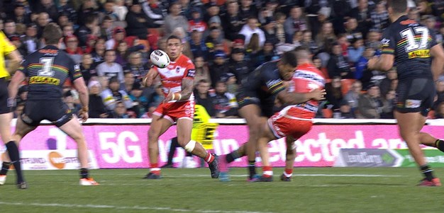 Kikau sin-binned for shot on Nicholls