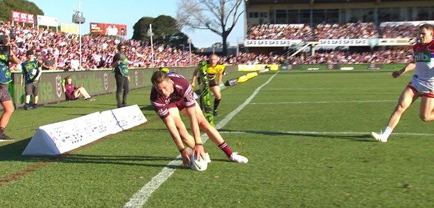 Garrick goes acrobatic from Cherry-Evans kick