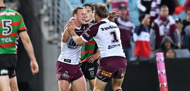 Manly grab the lead with brilliant try to Cherry Evans