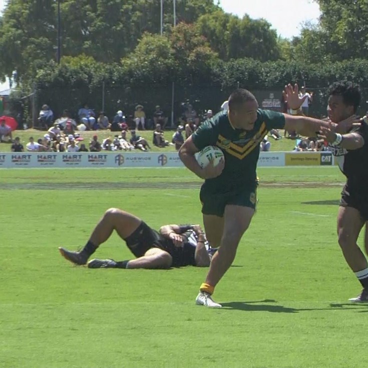 Topine gets another Australian try just before half time