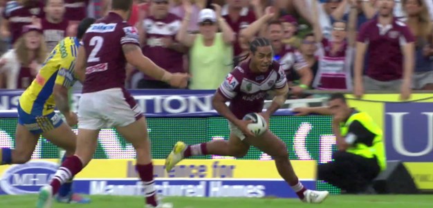 Matai grabs a double against the Eels