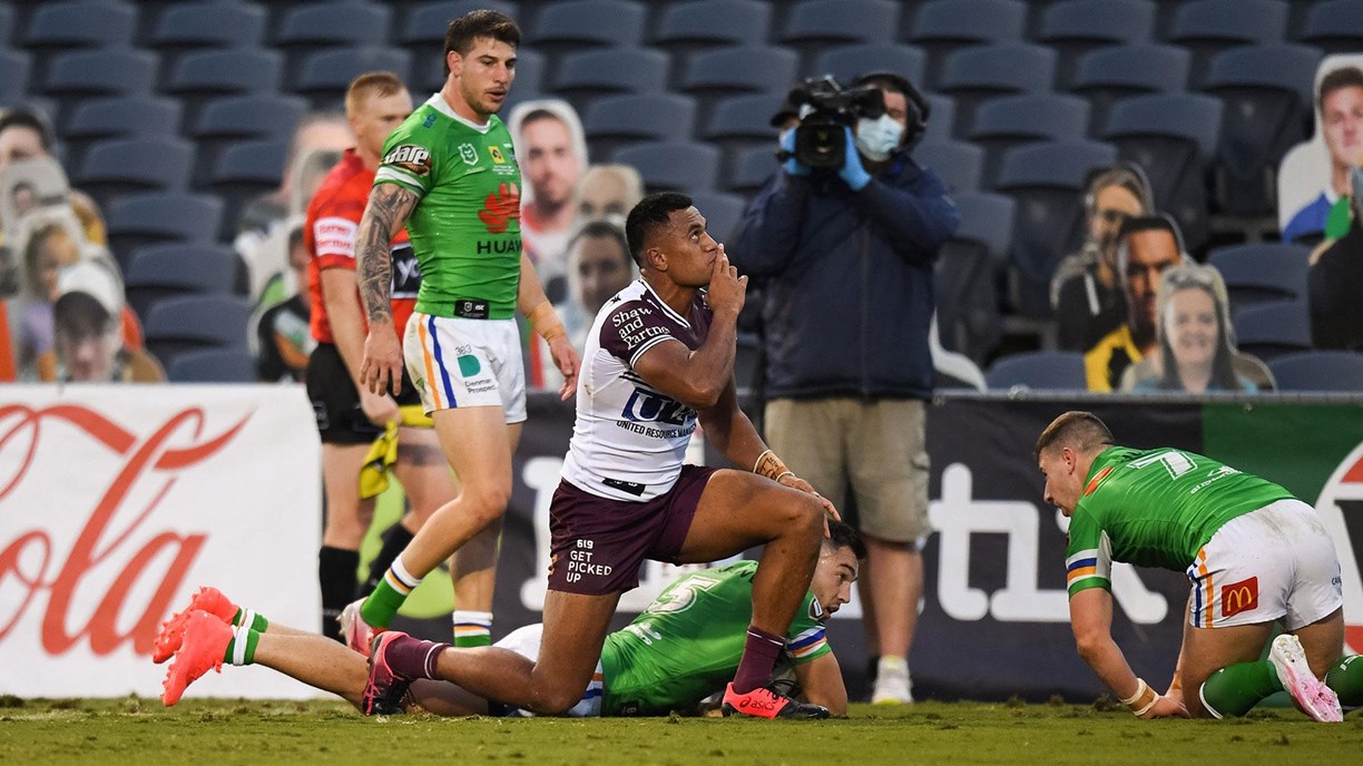 NRL 2020: Canberra Raiders v Manly Sea Eagles, Tom Trbojevic injured in  gutsy win | NRL.com