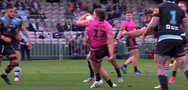 Burns dances his way through for a try