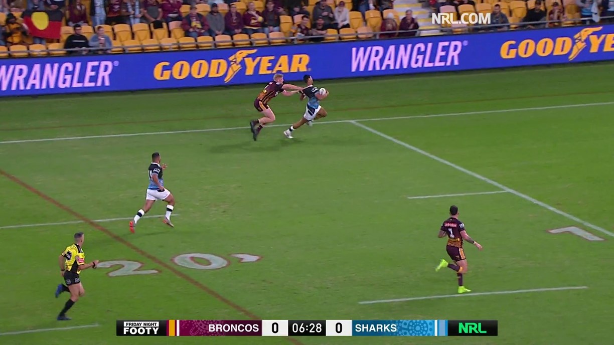 NRL 2020: Brisbane Broncos vs Cronulla Sharks, Kotoni Staggs, Shake a leg  dance, video, highlights, scores, Round 12