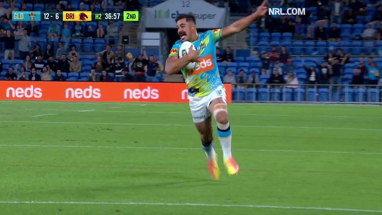 NRL 2020: Ash Taylor shines as Gold Coast Titans stun big brother Brisbane  Broncos