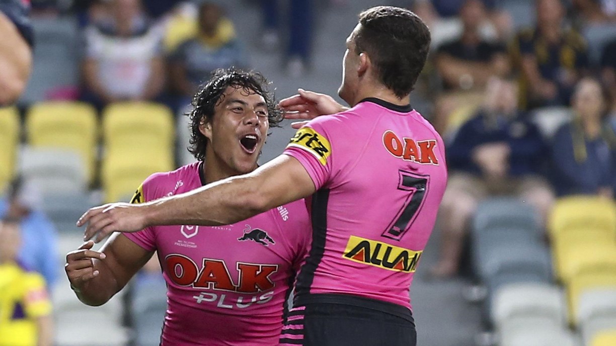 NRL 2020: North Queensland Cowboys, Penrith Panthers, first-half blitz  secures NRL minor premiership