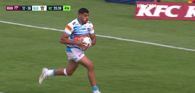 Spry secures his first try in the NRL