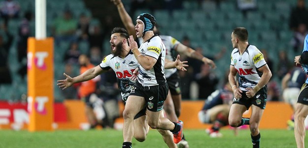 The final moments of the Roosters-Panthers 2014 QF