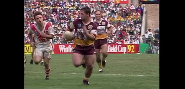 NRL: 1992 grand final rewind, Brisbane Broncos beat St George